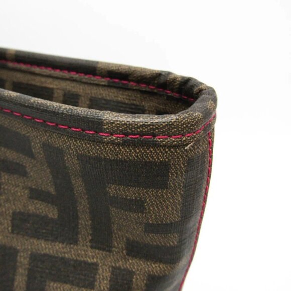 Fendi Zucca Women's PVC Shoulder Bag,Tote Bag Brown 740-022725 - Picture 5 of 12